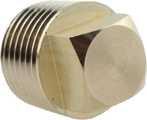 TAODAN 2PCS Marine Drain Plug 1/2 Inch NPT Threaded Solid Brass Drain Plug for Marine Drainage or Sealing Pipe in Kuwait