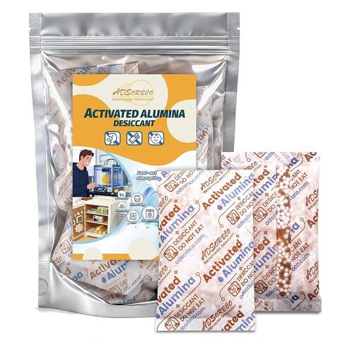 50 جرام 8 قطع مجفف ألومينا منشط، مجفف طابعة ثلاثية الأبعاد عالي الكفاءة لتجفيف الخيوط، ممتص رطوبة الألومينا المنشطة القابل لإعادة الاستخدام للتخزين وأجهزة إزالة الرطوبة in Kuwait