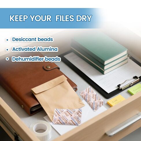 50 جرام 8 قطع مجفف ألومينا منشط، مجفف طابعة ثلاثية الأبعاد عالي الكفاءة لتجفيف الخيوط، ممتص رطوبة الألومينا المنشطة القابل لإعادة الاستخدام للتخزين وأجهزة إزالة الرطوبة in Kuwait