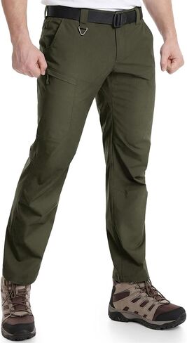 FRONTEND Men's Ripstop Tactical Cargo Pants,Water-Resistant with 8-Pocket,Reinforced Gusset & Knees for Hiking, Work, EDC in Saudi Arabia