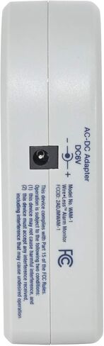 Secure Safety Solutions Wireless Chair Alarm for Elderly Dementia Patients - 12" x 12" Wheelchair Sensor Pad, Caregiver Alert Monitor, Power Adapter - Smart & Reliable Fall Prevention in Kuwait