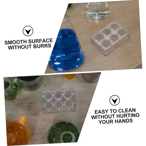 10pcs Multifunctional Reaction Plates Experiment Plates for Chemical Analysis Classroom Use and Laboratory Experiments in Saudi Arabia