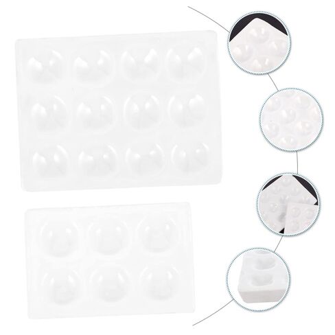 PartyKindom 4pcs Ceramic Reaction Plate Spot Plates for Chemistry Experiments and Easy to Clean Laboratory Apparatus for Class and Research Use in Saudi Arabia