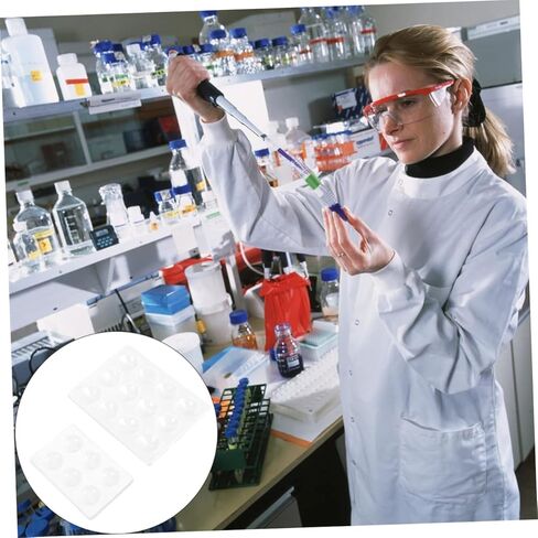 PartyKindom 4pcs Ceramic Reaction Plate Spot Plates for Chemistry Experiments and Easy to Clean Laboratory Apparatus for Class and Research Use in Saudi Arabia