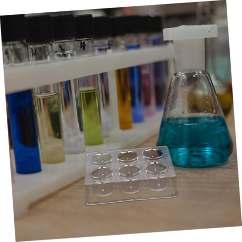 PartyKindom 10pcs Reaction Plates Multifunctional Plates Plastic Experiment Boards for Lab Chemicals Electric Science Experiment in Saudi Arabia