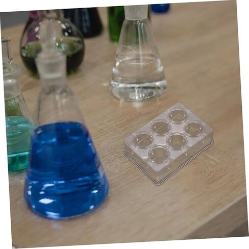 PartyKindom 10pcs Reaction Plates Multifunctional Plates Plastic Experiment Boards for Lab Chemicals Electric Science Experiment in Saudi Arabia