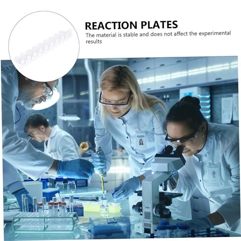 15pcs Reaction Plates Set Versatile Experiment Plates for Chemical Testing Smooth Surface for Easy Cleaning Multi-Functional Laboratory Supplies in Saudi Arabia