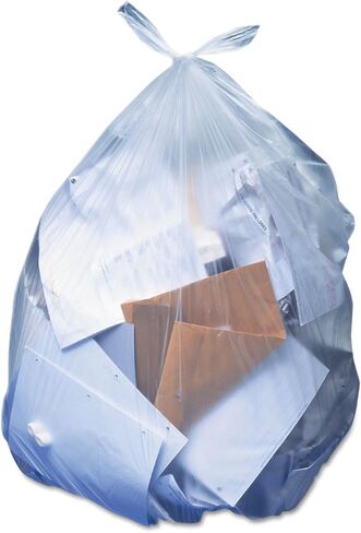 بطانات علب منخفضة الكثافة من هيريتيج H7658SK، 60 جالون، 1.25 مل، 38 × 58، أسود، 100/كرتون in Kuwait