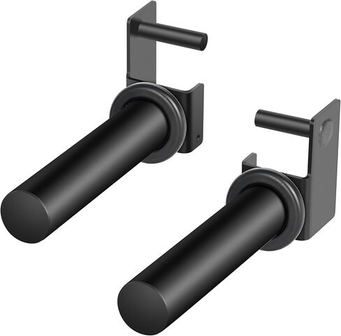 EVERYMATE Power Rack & Squat Rack Attachments Olympic Weight Plate Holder – Fits 2x2,2.3x2.3,3x3 Inch Tubes, 1" or 5/8" Hole – Bumper Plate Storage in Kuwait