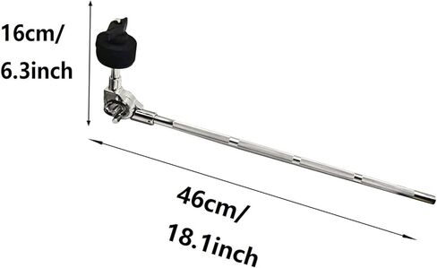 Cymbal Boom Arm Holder Metal Adjustable Long Cymbal Arm Extension Mounting Bracket Attachment for Cymbal Stand Hardware Accessories in Saudi Arabia