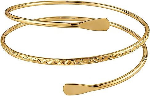 Minimalist Arm Cuff Bracelet Layered Armband Elegant Cuff Bangle Round Bracelet Stackable Geometric Jewelry for Women Men in Kuwait