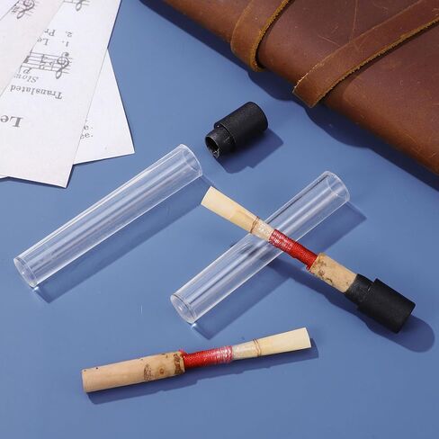 Luxshiny 2pcs Oboe Reeds Double Pack Professional Oboe Parts for Students and Beginners Wind Instrument Accessories Random Color in Kuwait