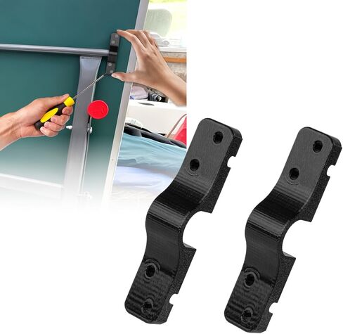 2 Pcs Compatible with Kettler Ping Pong Replacement Bracket Holder, Heavy Duty Replacement Bracket Compatible with Kettler Ping Pong Table Frame (Fits 18mm Round Poles) in Saudi Arabia
