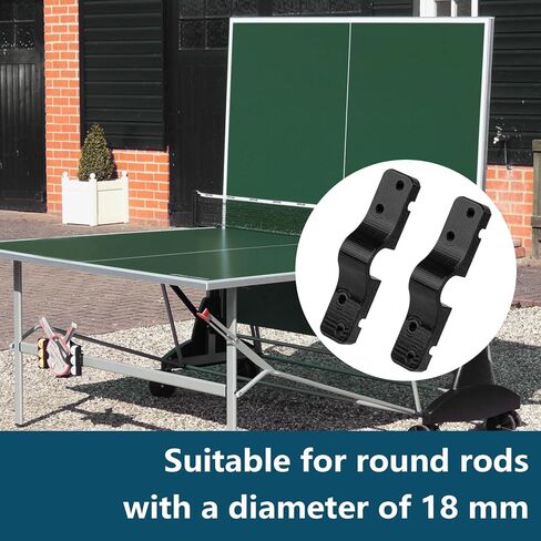 2 Pcs Compatible with Kettler Ping Pong Replacement Bracket Holder, Heavy Duty Replacement Bracket Compatible with Kettler Ping Pong Table Frame (Fits 18mm Round Poles) in Saudi Arabia