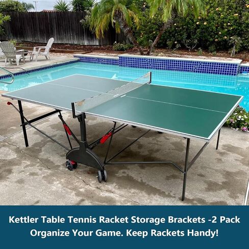 2 Pcs Compatible with Kettler Ping Pong Replacement Bracket Holder, Heavy Duty Replacement Bracket Compatible with Kettler Ping Pong Table Frame (Fits 18mm Round Poles) in Saudi Arabia