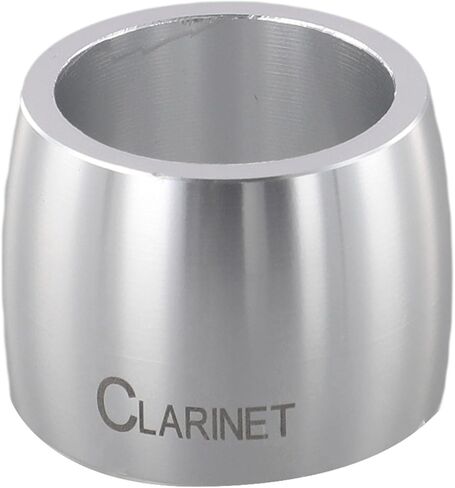 Metal Saxophone Mouthpiece Ligature Clamp for Alto Sax and Clarinet, Silvery 36x26.5mm, Includes Reed Clip in Kuwait