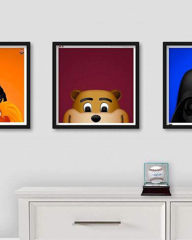 MINNESOTA Goldy the Gopher Minimalist College Mascot Fine Art Print بواسطة S. Preston - ديكور جدار غرفة الأطفال المعاصر، ملصق قابل للتجميع مقاس 12 × 12 بوصة، عمل فني رياضي نظيف ملون in Kuwait