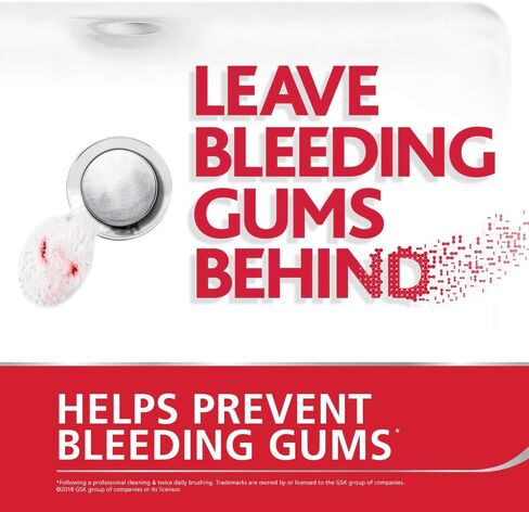 Parodontax Toothpaste for Bleeding Gums, Gingivitis Treatment and Cavity Prevention, Clean mint - 3.4 Ounces in Kuwait