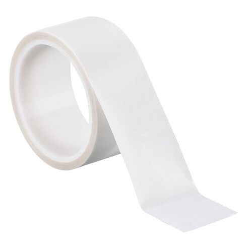 PATIKIL Heat Resistant Tape, 1 Inch x 33 Feet High Temperature Tape PTFE Adhesive High Heat Tape Waterproof for Vacuum Sealer Machine Insulation Protection, White, 0.13mm Thick in Saudi Arabia