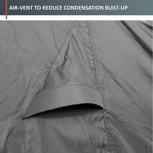 أغطية فورموزا | غطاء دراجة نارية، حماية خارجية مقاومة للماء لجميع المواسم، يناسب دراجات الرحلات والمروحيات والطرادات مقاس 108 بوصة - شعار الجمجمة المشتعلة (XXL، أسود وفضي) in Kuwait