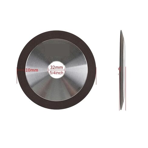 125mm/150mm Diamond Grinding Disc Sharpening Diamond Wheel for Tungsten Steel Milling Tool Carbide Metal 1Pc(150Grit,Black150x32x10x8mm) in Saudi Arabia