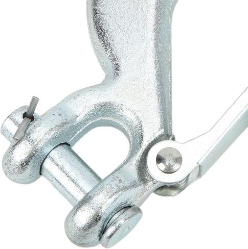 Winch Hook Clevis Hook Safety Latch 3/8in Forged Steel 18000lbs Load Capacity 1in Wide Opening for Utility Trailers Trucks Towing Vehicle Heavy Duty Cargo Securing in Kuwait