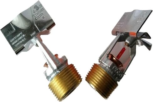 1 قطعة 155 درجة فهرنهايت الاستجابة السريعة الرش الجانبي الأفقي ، DN20 3/4 "NPT رأس رشاش الحريق النحاسي in Kuwait