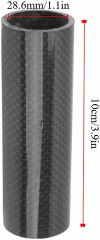 10cm Carbon Fiber Bicycle Headset Spacer - 28.6mm Diameter Lightweight Fork Washer for Mountain/Road Bikes Accessories in Saudi Arabia