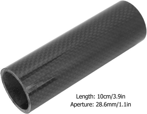 10cm Carbon Fiber Bicycle Headset Spacer - 28.6mm Diameter Lightweight Fork Washer for Mountain/Road Bikes Accessories in Saudi Arabia