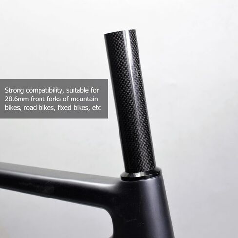 10cm Carbon Fiber Bicycle Headset Spacer - 28.6mm Diameter Lightweight Fork Washer for Mountain/Road Bikes Accessories in Saudi Arabia