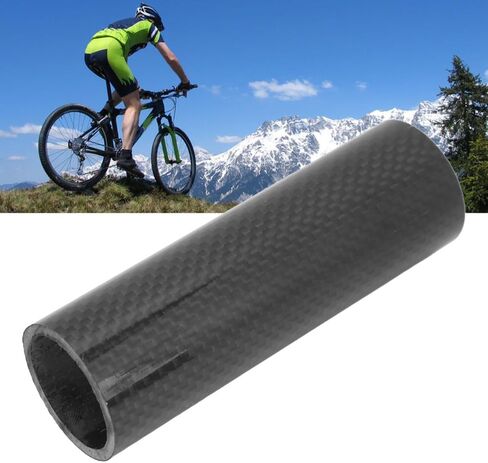 10cm Carbon Fiber Bicycle Headset Spacer - 28.6mm Diameter Lightweight Fork Washer for Mountain/Road Bikes Accessories in Saudi Arabia