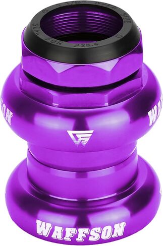مجموعة سماعات الدراجة WFS AH.77 1-1/8 بوصة لشوك التوجيه الملولبة 1-1/8 بوصة وأنبوب رأس 34 مم - سبائك الألومنيوم باستخدام الحاسب الآلي، محامل محكمة الغلق بدقة لدراجات MTB الجبلية/الطرق/المدينة/BMX in Kuwait