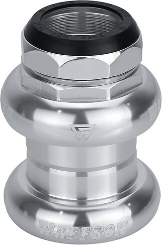مجموعة سماعات الدراجة WFS AH.77 1-1/8 بوصة لشوك التوجيه الملولبة 1-1/8 بوصة وأنبوب رأس 34 مم - سبائك الألومنيوم باستخدام الحاسب الآلي، محامل محكمة الغلق بدقة لدراجات MTB الجبلية/الطرق/المدينة/BMX in Kuwait