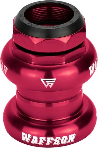 مجموعة سماعات الدراجة WFS AH.77 1-1/8 بوصة لشوك التوجيه الملولبة 1-1/8 بوصة وأنبوب رأس 34 مم - سبائك الألومنيوم باستخدام الحاسب الآلي، محامل محكمة الغلق بدقة لدراجات MTB الجبلية/الطرق/المدينة/BMX in Kuwait