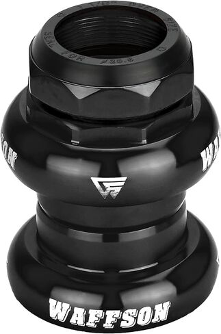 مجموعة سماعات الدراجة WFS AH.77 1-1/8 بوصة لشوك التوجيه الملولبة 1-1/8 بوصة وأنبوب رأس 34 مم - سبائك الألومنيوم باستخدام الحاسب الآلي، محامل محكمة الغلق بدقة لدراجات MTB الجبلية/الطرق/المدينة/BMX in Kuwait