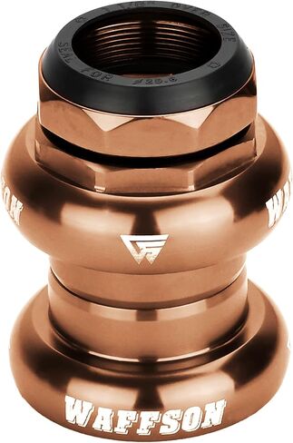 مجموعة سماعات الدراجة WFS AH.77 1-1/8 بوصة لشوك التوجيه الملولبة 1-1/8 بوصة وأنبوب رأس 34 مم - سبائك الألومنيوم باستخدام الحاسب الآلي، محامل محكمة الغلق بدقة لدراجات MTB الجبلية/الطرق/المدينة/BMX in Kuwait