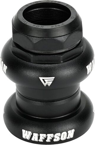 مجموعة سماعات الدراجة WFS AH.77 1-1/8 بوصة لشوك التوجيه الملولبة 1-1/8 بوصة وأنبوب رأس 34 مم - سبائك الألومنيوم باستخدام الحاسب الآلي، محامل محكمة الغلق بدقة لدراجات MTB الجبلية/الطرق/المدينة/BMX in Kuwait