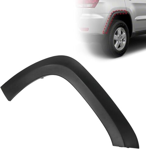 Front Left Fender Flare Trim Molding Wheel Arch 5QJ83TZZAE Compatible with Jeep Grand Cherokee SRT SRT8 2012-2021 in Kuwait