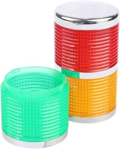 DC12V 24V AC110V 220V Industrial Multilayer Stack Light LED Signal Alarm Caution Light for Machinery Alarm Tower lamp LTA(2 Layer AC110-220V) in Saudi Arabia