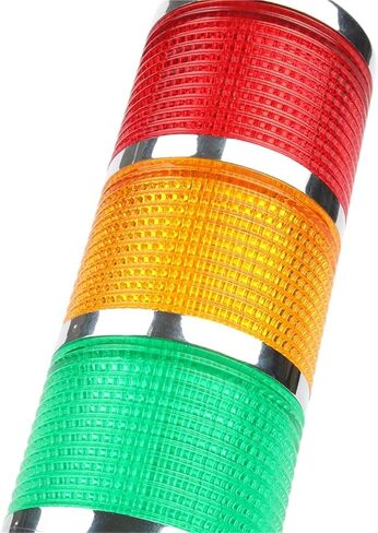 DC12V 24V AC110V 220V Industrial Multilayer Stack Light LED Signal Alarm Caution Light for Machinery Alarm Tower lamp LTA(2 Layer AC110-220V) in Saudi Arabia