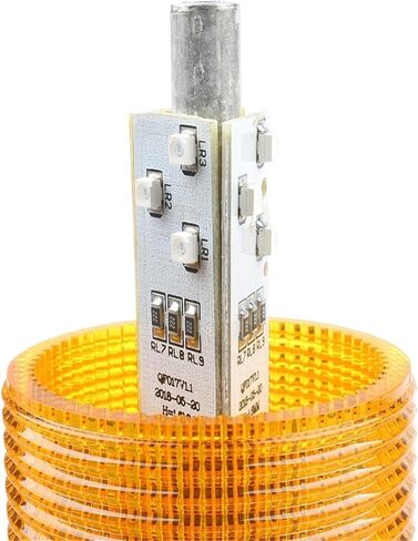 1pc 1-3 Color Industrial Multilayer Stack Light Lamp Signal Tower Alarm Caution Light Flash Industrial Tower LED Silver(Flash Sound 1L 220V) in Saudi Arabia