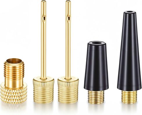 5PCS Bike Pump Needle, Ball Pump Needles, Needles for Airpump Nozzle Adapter Set for Inflatables, Sport Balls, Bike Tires, Balloons, Yoga Ball, Swimming Rings in Saudi Arabia