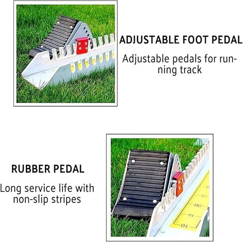 Aluminum Alloy Starting Block, 70cm Multi Function Adjustable Running Aid, with 6° Adjustable Angle Premium Starting Blocks, Training Equipment for School, Training Ground, Park in Saudi Arabia