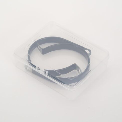 مشبك مطلي بالفينيل 3 بوصات، مشبك أنابيب مغمور بالفينيل، مشابك كابلات معدنية مبطنة للأسلاك والأنابيب (عبوة من 2) in Kuwait