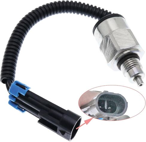 12V Solenoid Valve 87445987 For New Holland Skid Steer Loader C185 L180 L190 C190 for Case Backhoe Loader 410 420 420CT 430 435 440 440CT 445 445CT 450 450CT 465 580N 580N EP 580SN 580SN WT in Saudi Arabia