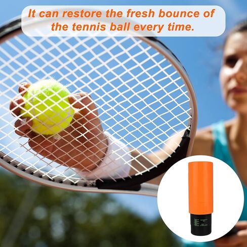 Tennis Ball Pressurizer Storage Canister, Holds 3 Balls 14 PSI Tennis Padel Balls Saver Container Reusable Ball Pressure Pod Presurizador de Pelotas de Tenis Keeper for Club Players Gear Gifts in Saudi Arabia