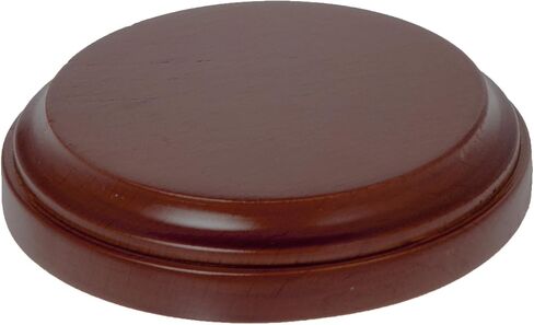 Plymor Fruitwood Round Wood Display Base, 3" W x 3" D x 0.75" H (2.5" Display Diameter) in Kuwait