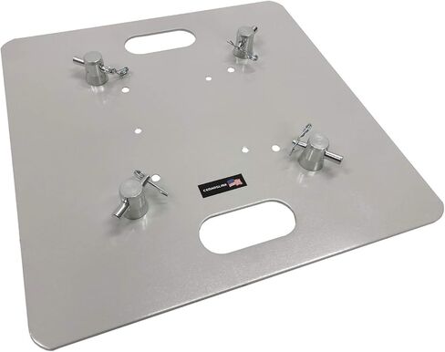 20"x20" Aluminum Base Plate for 12"x12" 290mm X 290mm Square Trussing W/2" Pipe Fits All Major Includes Pins/Clips in Saudi Arabia