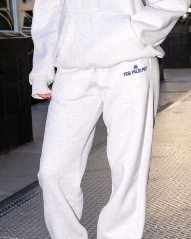 Pink Palm Puff Classic Sweatpants in Cloud in Kuwait