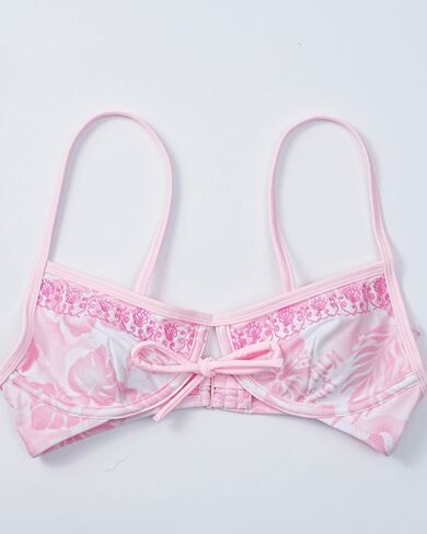 Pink Palm Puff Luna Top in Paradise Pink in Kuwait